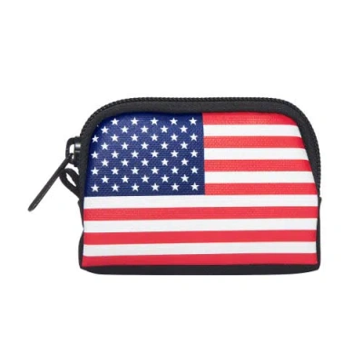 Manhattan Portage Stars And Stripes Coin Purse In Black