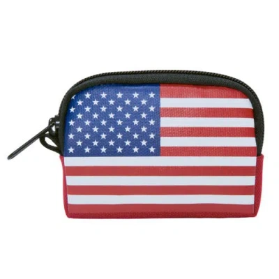 Manhattan Portage Stars And Stripes Coin Purse In Red