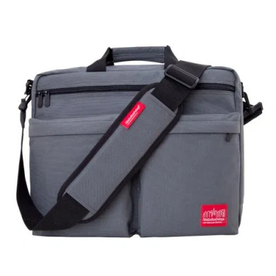 Manhattan Portage Tribeca Bag 3-way Carry Briefcase In Gray