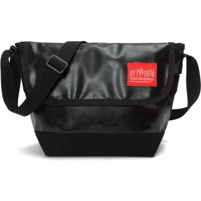 Manhattan Portage Vinyl Crossbody Bag Ver 2 In Black