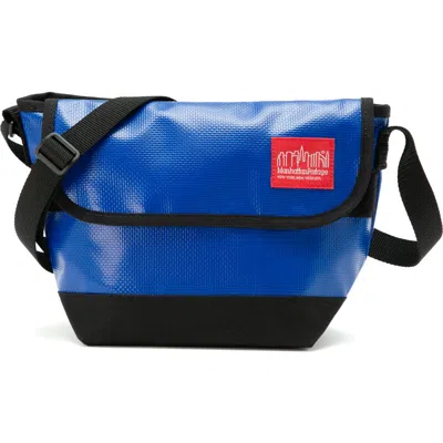 Manhattan Portage Vinyl Crossbody Bag Ver 2 In Blue