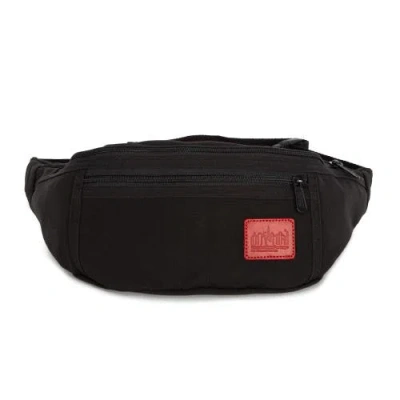 Manhattan Portage Waxed Nylon Alleycat Belt Bag In Black