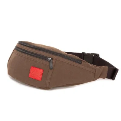 Manhattan Portage Waxed Nylon Alleycat Belt Bag In Brown