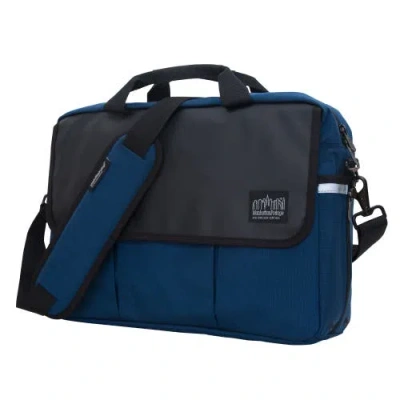 Manhattan Portage Webb Convertible Briefcase In Blue