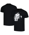 Manhead Merch Men's  Black Hole Celebrity Skin Graphic T-shirt In Black