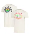 Manhead Merch Men's  Cream The B-52's Cosmic Thing Graphic T-shirt In Cream