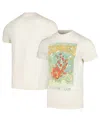 Manhead Merch Men's  Cream The Zombies Time Of The Season Distressed Graphic T-shirt In Cream