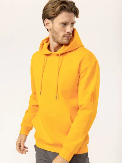 Mania Jeans Basic Hoodie In Yellow