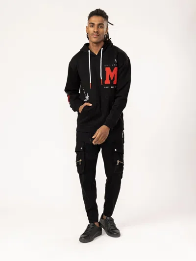 Mania Jeans Fashion Hoodie In Black