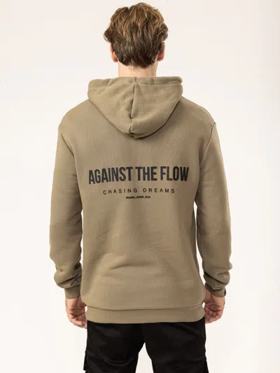 Mania Jeans Fashion Hoodie In Brown