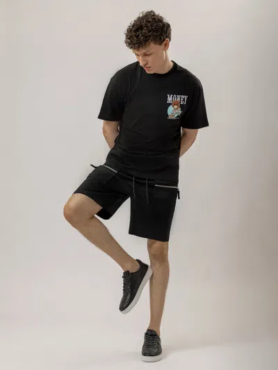 Mania Mens Jersey Shorts In Black