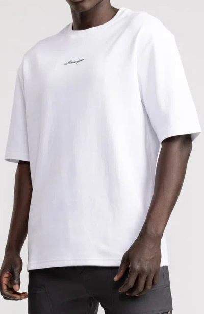 Mania Milano Oversize T-shirt In White