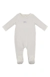 Maniere Manière Bebe Pointelle Footie In White