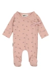 Maniere Dainty Dragonfly Footie In Mauve