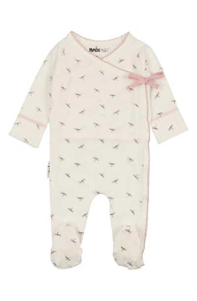 Maniere Babies' Dainty Dragonfly Footie In White