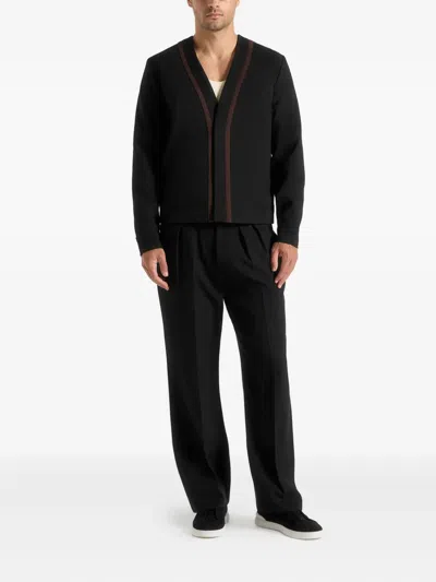 Manière De Voir Alain Cardigan In Black