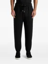 Manière De Voir Alistair Drawstring Track Pants In Black