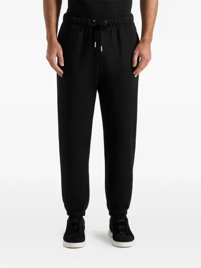 Manière De Voir Alistair Drawstring Track Pants In Black