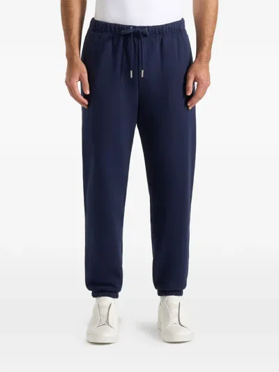 Manière De Voir Alistair Drawstring Track Pants In Blue