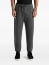 Manière De Voir Alistair Drawstring Track Pants In Gray