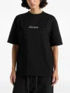 Manière De Voir Ari Logo-embroidered T-shirt In Black