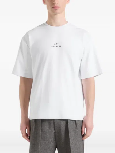 Manière De Voir Art Nouveau T-shirt In White