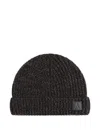Manière De Voir Aryel Beanie Hat In Black