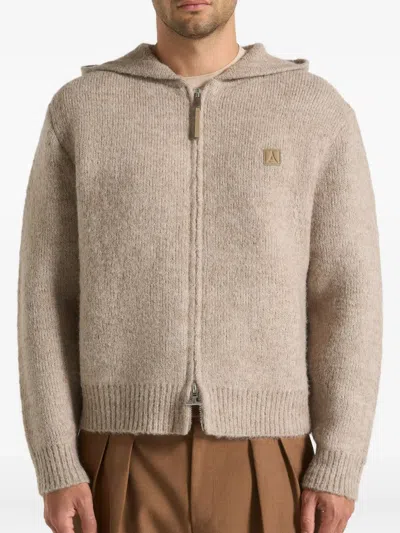 Manière De Voir Billie Hooded Jacket In Neutral