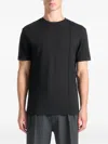 Manière De Voir Bruno Pintuck T-shirt In Black