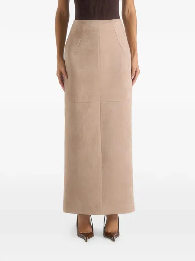 Manière De Voir Celie Maxi Skirt In Brown