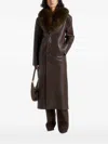 Manière De Voir Cenya Belted Coat In Brown