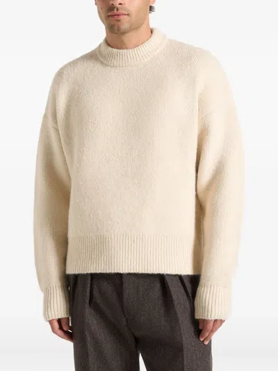 Manière De Voir Chris Crew-neck Sweater In Multi