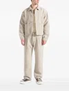 Manière De Voir Damien Bouclé Back-pleat Shirt Jacket In Neutral