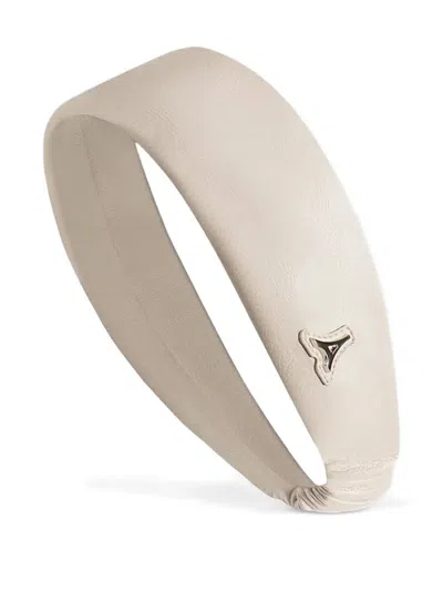 Manière De Voir Eiffel-plaque Headband In Neutral