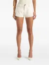 Manière De Voir Elle Tailored Mini Shorts In Neutral