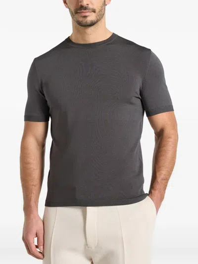 Manière De Voir Ellis Luxe Knitted T-shirt In Multi