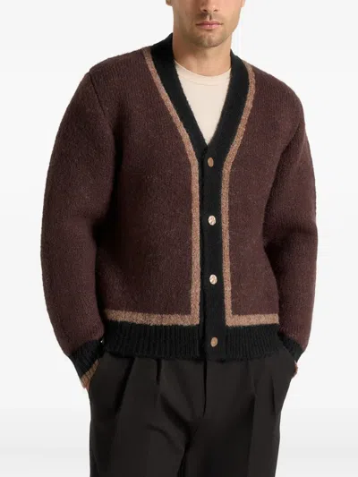 Manière De Voir Elon Cardigan In Brown