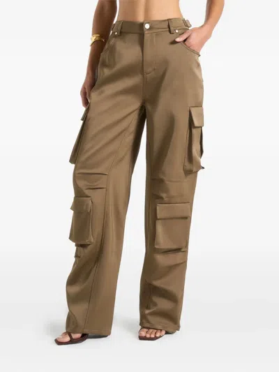 Manière De Voir Emilie Cargo Pants In Green