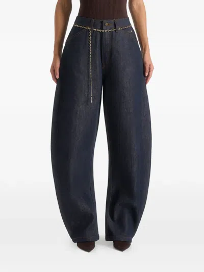 Manière De Voir Énora 锥形牛仔裤 In Blue