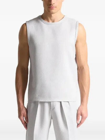Manière De Voir Fabien Tank Top In Gray