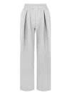 Manière De Voir Fanny Pleated Track Pants In Gray