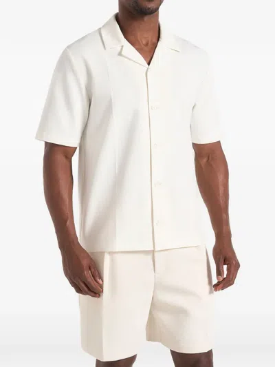 Manière De Voir Felix Crease-detail Shirt In White