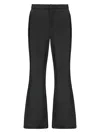 Manière De Voir Flared Patch Pocket Leggings In Black