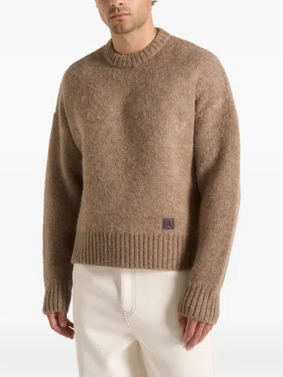 Manière De Voir Kamil Brushed Sweater In Multi