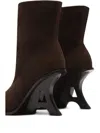 Manière De Voir L'eiffel Suede Boots In Brown