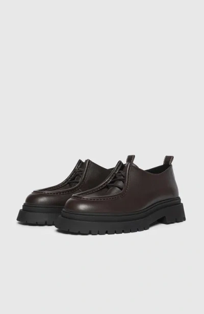 Manière De Voir Lille In Black Lace-up Fastening Derby Shoes In Multi