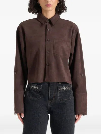 Manière De Voir Long-sleeves Shirt In Brown
