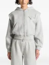 Manière De Voir Louna Zip-up Hoodie In Gray