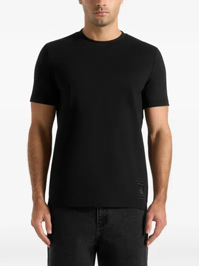 Manière De Voir Matteo Short-sleeve T-shirt In Black