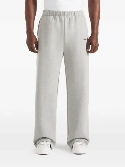 Manière De Voir Morgan Unisex Whipstitch Regular Joggers In Gray